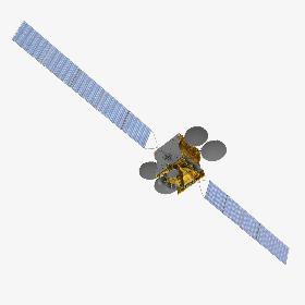 MEASat Communications Satellite